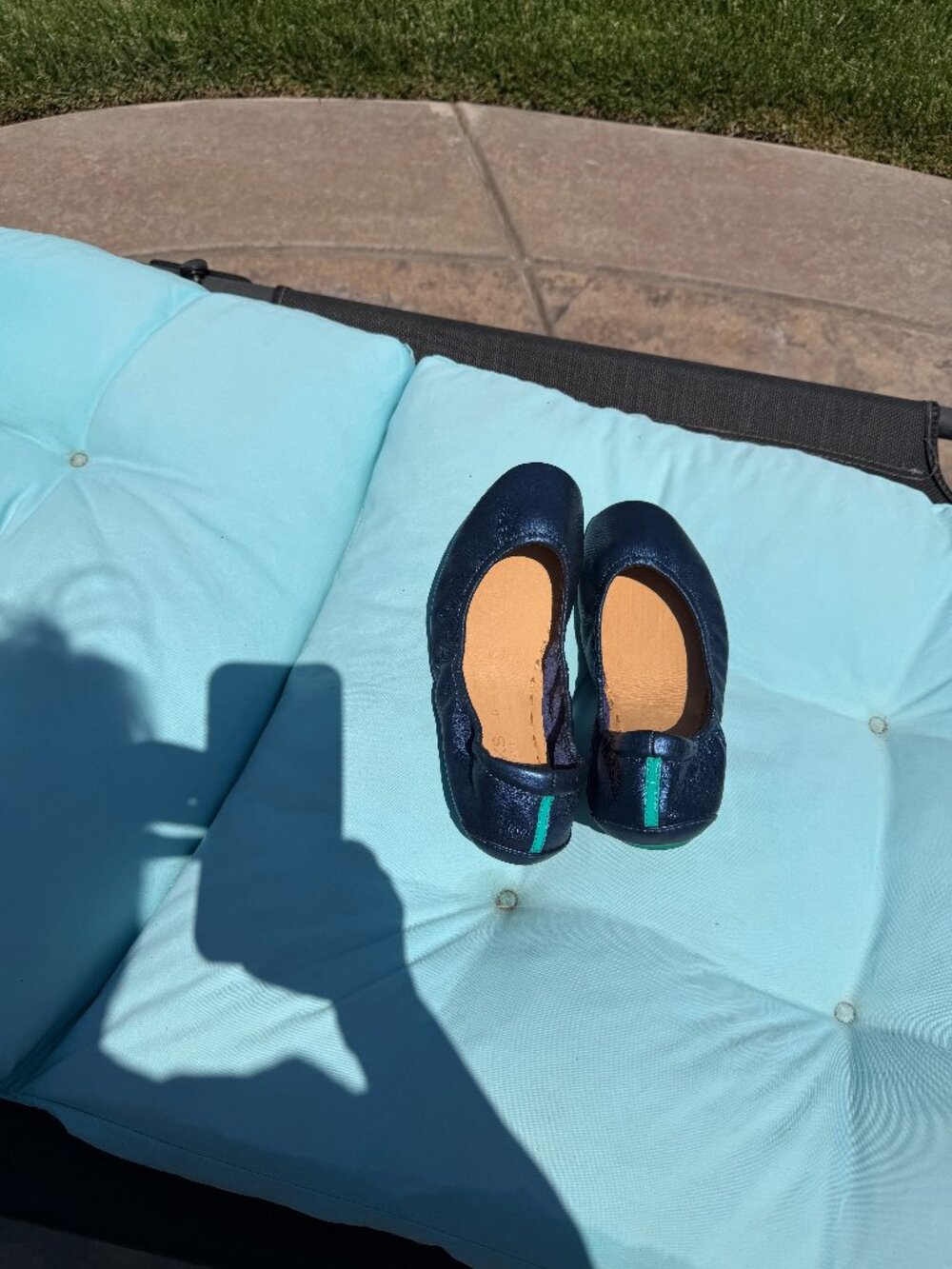 Tieks Midnight Blue Size 8 Excellent Condition